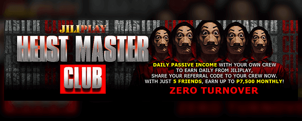 Heist Masters' Club  -  Daily Passive Income with ZERO TURNOVER !