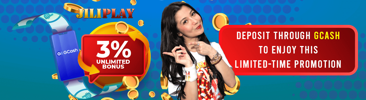 3% UNLIMITED RELOAD BONUS VIA GCASH!