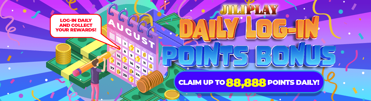 JILIGAMES August Daily Login Points Free Bonus