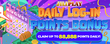 JILIGAMES August Daily Login Points Free Bonus