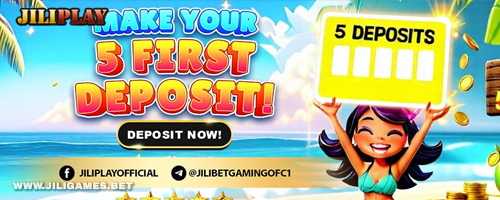 First 5 Deposits Cashback Up to 100 % | Jiligames PH